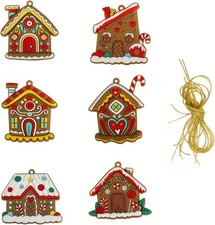 6pcs gingerbread house - 6pcs,