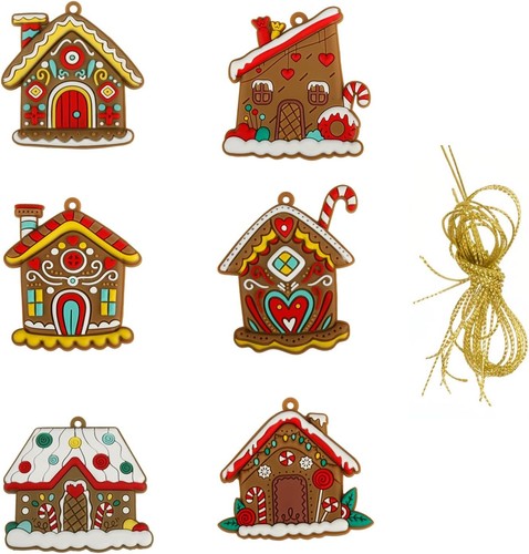 6pcs gingerbread house - 6pcs,