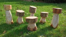 Wooden mushrooms toadstool - mushrooms,,