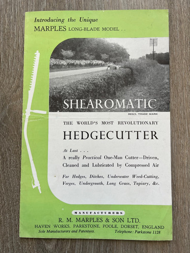 1950s brochure shearomatic - 1950s,