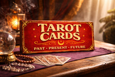 Tarot Cards Sign vintage