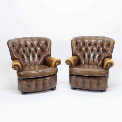 Chesterfield leather seater - leather, 2-seater