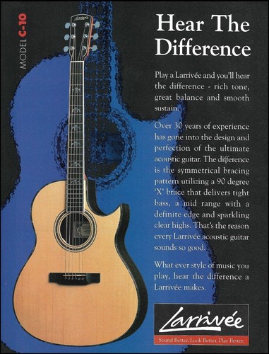 Larrivee model acoustic - model,