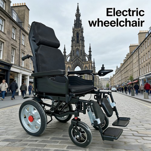 Reclining motorized wheelchair - reclining,