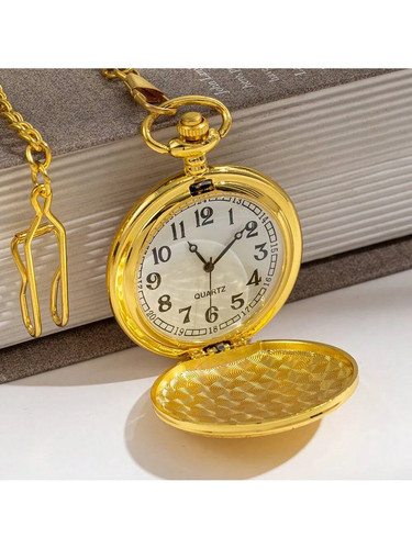 Gold luxury pocket watch with - gold,