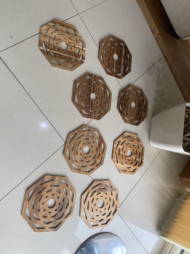 Set decorative wooden - 8,