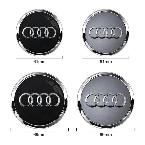 4pcs audi wheel - 4pcs, centre