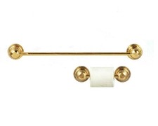 Dolls house gold - dolls, towel