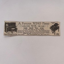 Wing & Son Pianos, Players and