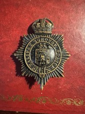 Police Memorabilia Halifax Police Cap Badge Helmet Police West Yorkshire