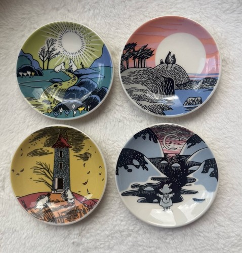 Moomin day set 4 plates - set, of