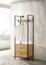 Open Wardrobe with 2 Drawers &