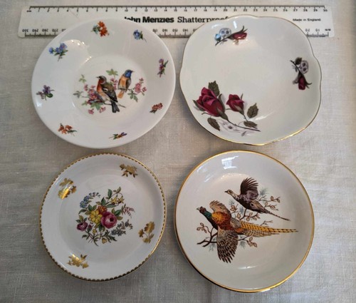Vintage china trinket dishes - china,