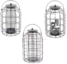 SET OF 3 GARDEN BIRD FEEDERS