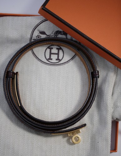 Hermès kelly belt gold - kelly, 18