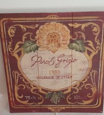 Vintage Style Wooden Wine