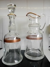 BOHEMIA CRYSTAL JUG & CARAFE