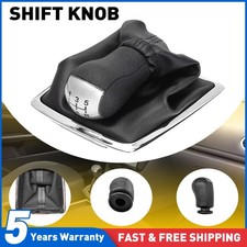 Gear Shift Knob 5 Speed with Gaiter Boot Frame Cover For Ford Focus MK2 MK3 MK4