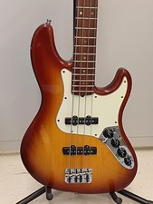 (Fender American) Deluxe Jazz Bass ASH TSB/R Sunburst USA  Electric Bass Guitar