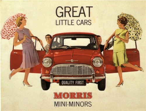 Morris mini minor car - morris, jumbo