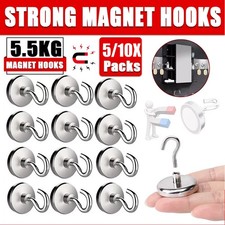 5/10Pack Magnetic Hooks Strong