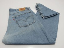 Mens Levi 505 Regular  fit straight leg Blue Jeans W38  / L30  REF (10398)