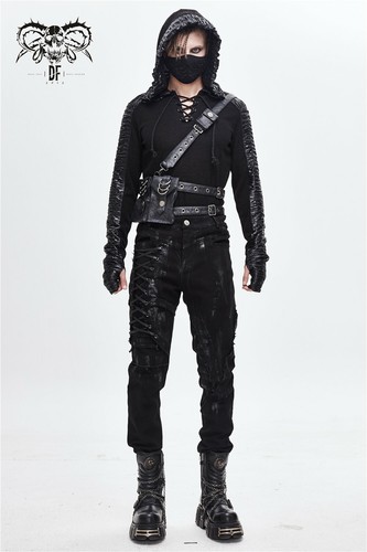 Punk men casual - men, pants