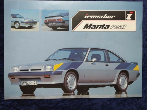 Opel manta irmscher - opel,
