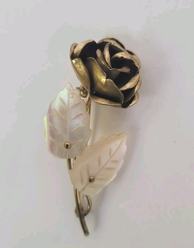 Vintage brass flower - vintage,