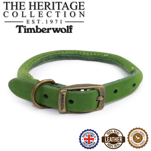 Ancol dog collar - dog, leather