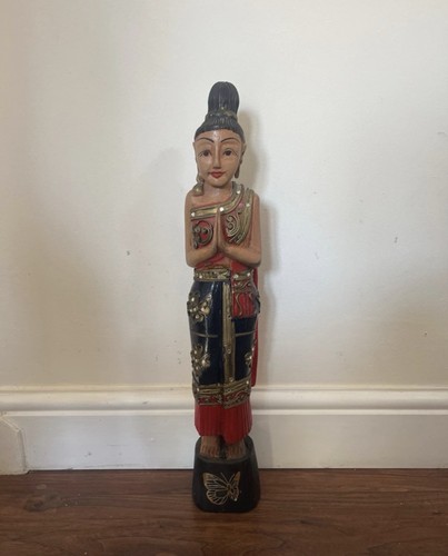 Vintage hand carved thai - hand-carved,