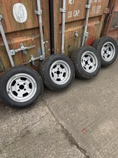 Wolf race 13”x7j  Alloy Wheels With Tyres,Ford Mk1,mk2 Escort,Capri Fitment