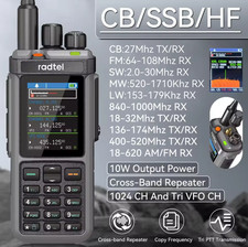 Radtel RT-880 10W Ham Radio Cross Band Repeater SSB HF CB Walkie Talkie