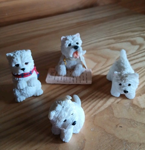 Set west highland terrier - of,