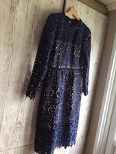 ZARA Navy Blue Nude Lining