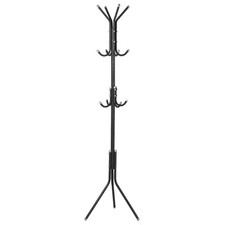 Multi Hook Metal Coat Hat Rack Tree Stand Clothes Bag Hanger Organizer for Home