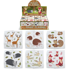Woodland animals magic flannel - animals,