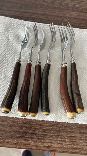 Vintage set stag antler - set,