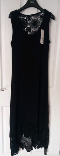 Nwt roman black crochet trim - nwt,