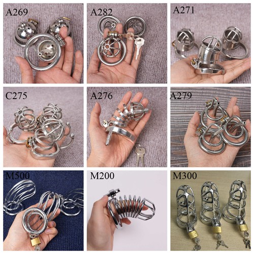 Male stainless steel chastity - male,