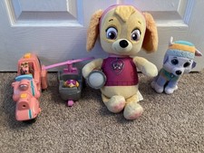 Paw Patrol bundle Skye's Space Rocket Ship Vehicle and helicopter  Figure Skye