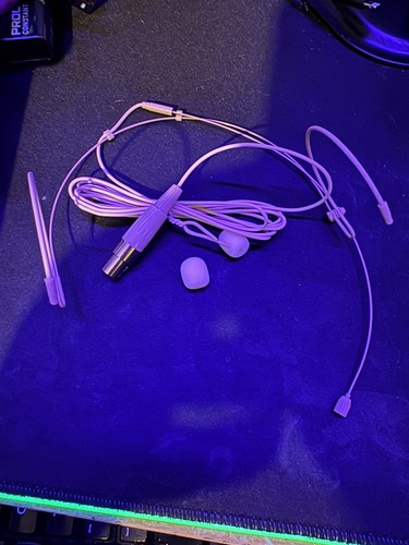 Beige headset microphones - 1,