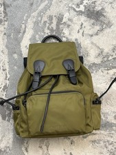 Burberry Olive Nylon Backpack
