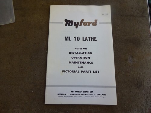 Myford mll10 lathe - mll10, +
