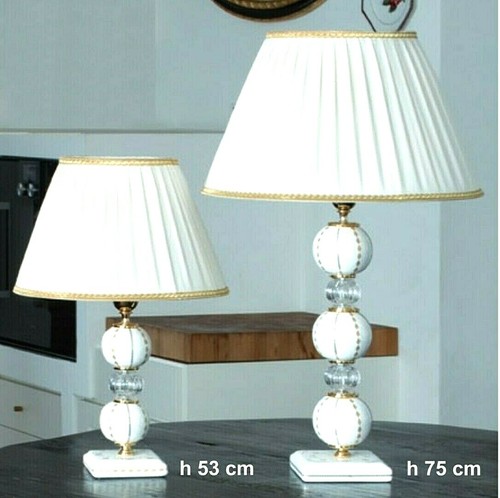 Italian majolica table lamp - majolica,