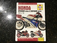 HONDA VFR400R (NC30) & RVF400R (NC35) 89 to 98 SERVICE REPAIR MANUAL BY HAYNES