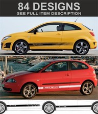 for seat ibiza side stripes decals stickers cupra FR  racing sport  2002 to 2017