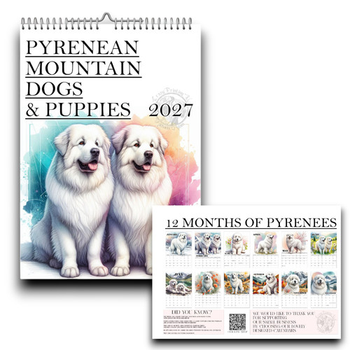 Pyrenean mountain dog - mountain,