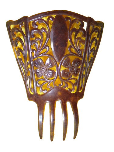 Hair comb antique mantilla - comb,