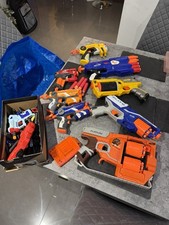 Joblot Bundle X8 Nerf Foam Dart Guns Elite Disruptor Flipfury Bigshock Dual